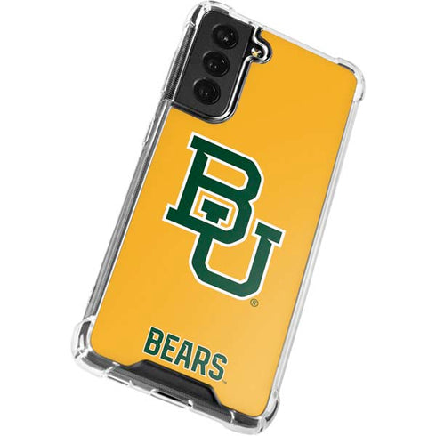 Baylor University BU Yellow Galaxy S21 FE Clear Case